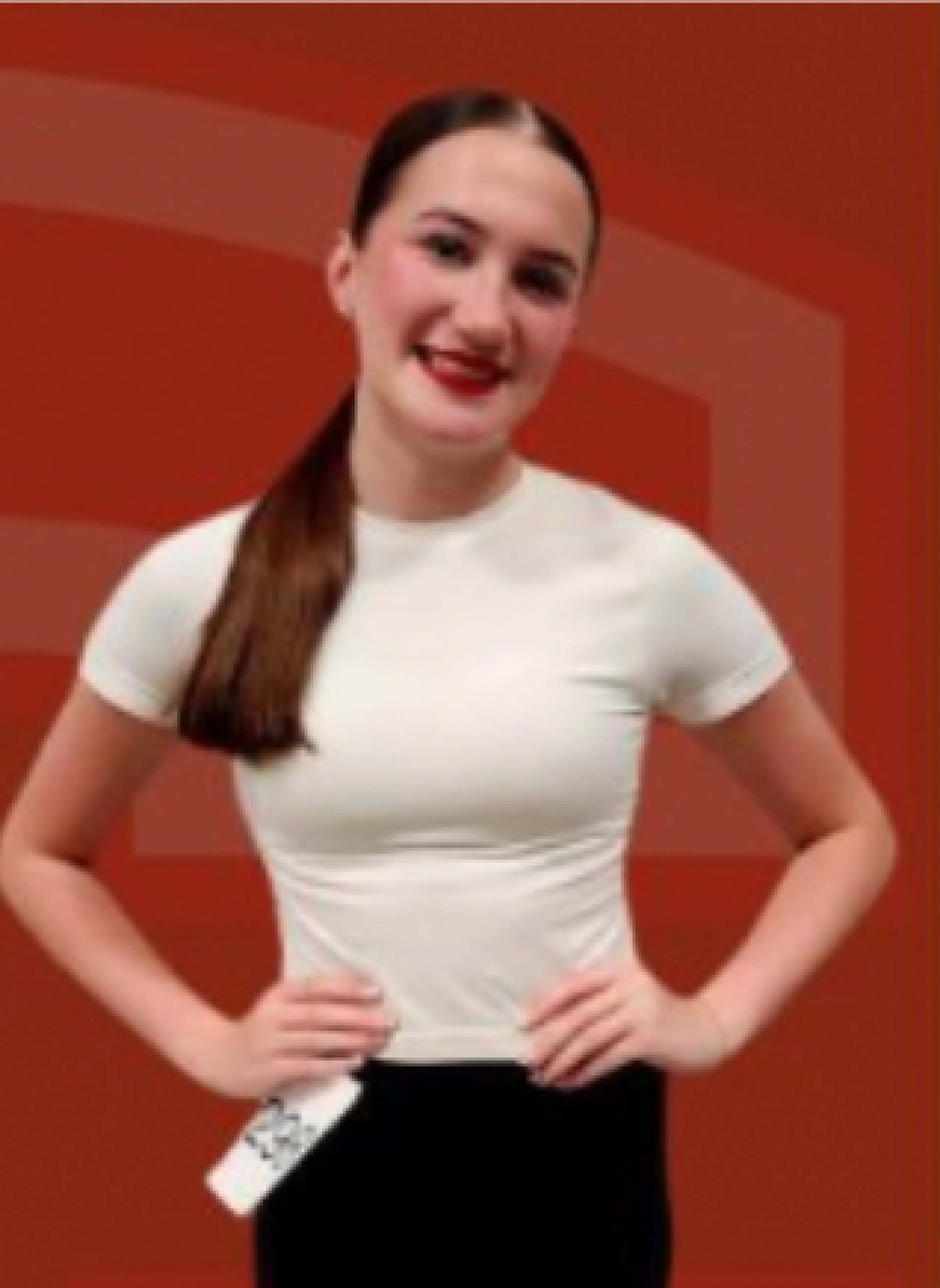 Delaney Fogel competing for the All-Iowa Dance Team.