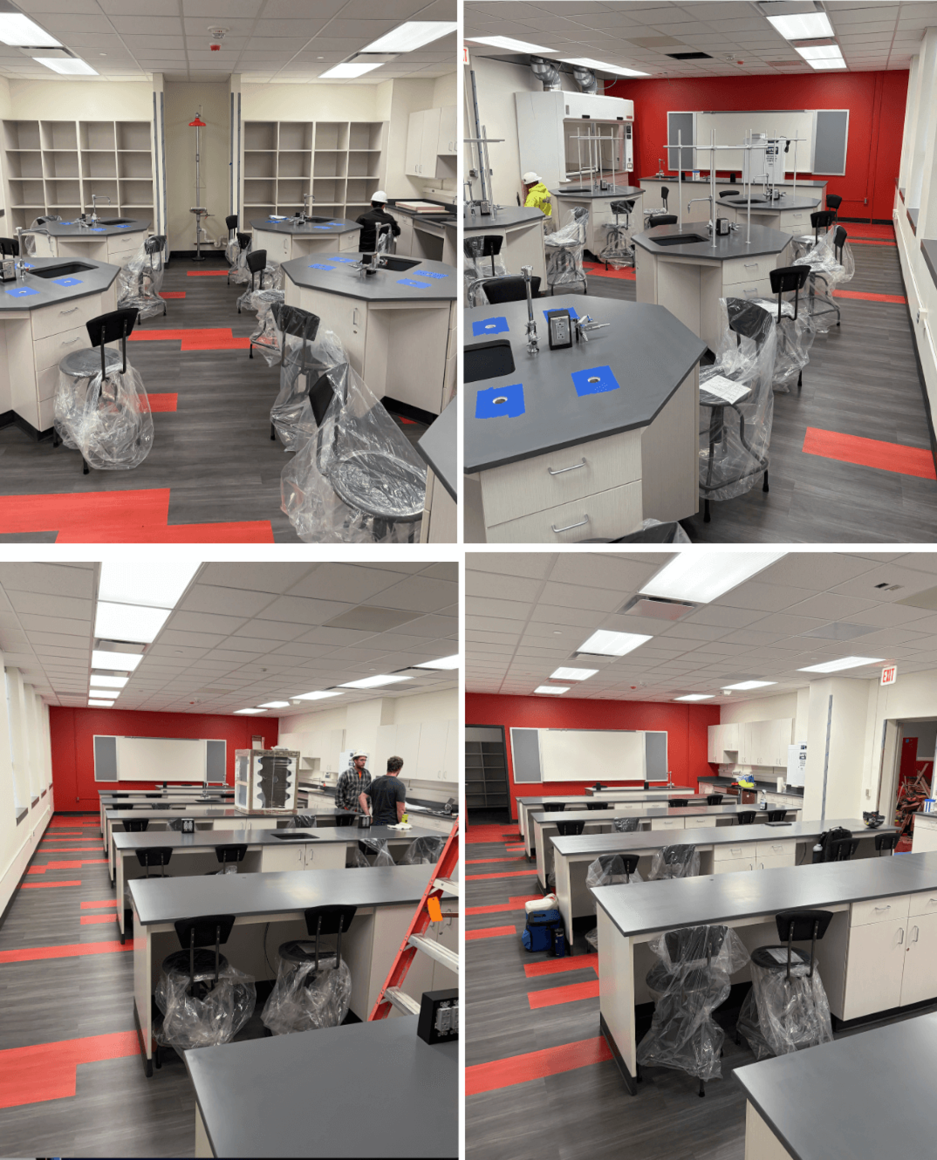 Preview of renovated High School science rooms at Chariton CSD.